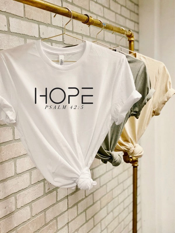 HOPE PSALM 42  5  Short Sleeve Tee