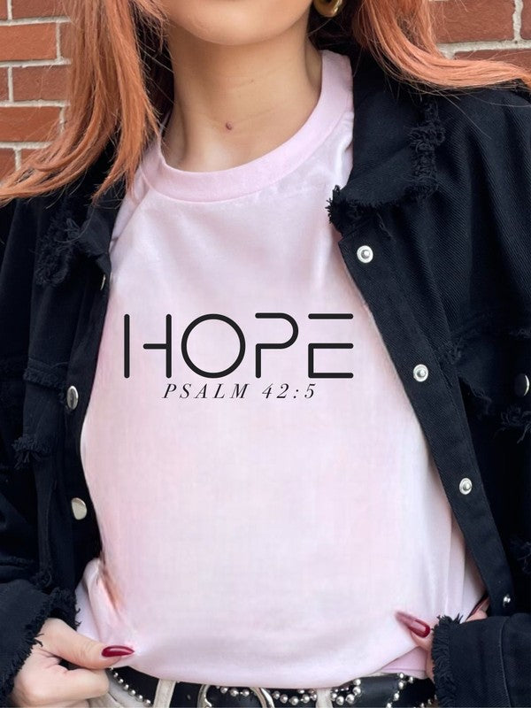 HOPE PSALM 42  5  Short Sleeve Tee