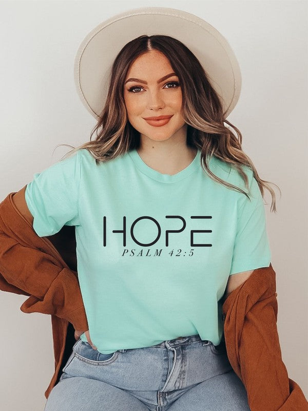 HOPE PSALM 42  5  Short Sleeve Tee