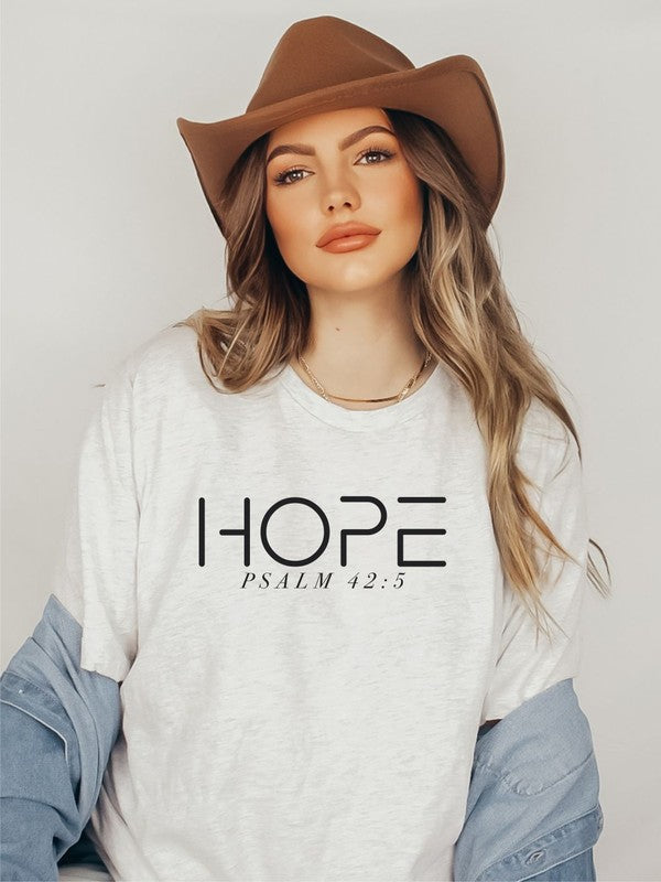 HOPE PSALM 42  5  Short Sleeve Tee