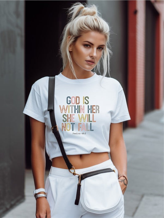 God Is Within Her Graphic Tee